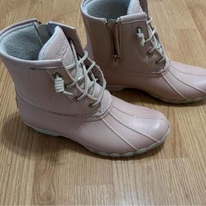 Women's Pink Sperry Boots